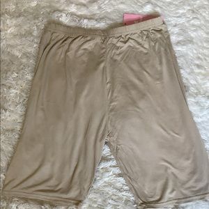 NWT Beige/nude Biker Shorts